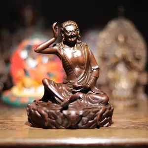 純銅 米拉日巴仏像 置物0