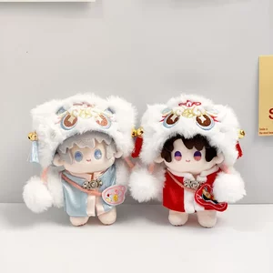 
Clothes only] Shen Xinghui Qinche cotton doll clothes Awakening lion Xianrui red 10cm replacement 16cm doll clothes