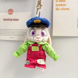 
Clothing only] Nickelodeon Fox pendant red and green overalls replacement overalls Judy keychain clothing