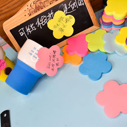 Petal-Shaped Sticky Notes, Colorful Sticky Notes, Bright Red Instant Sticky Notes, Fluorescent Color Message Notes, Adhesive, Tearable, Color Options Available