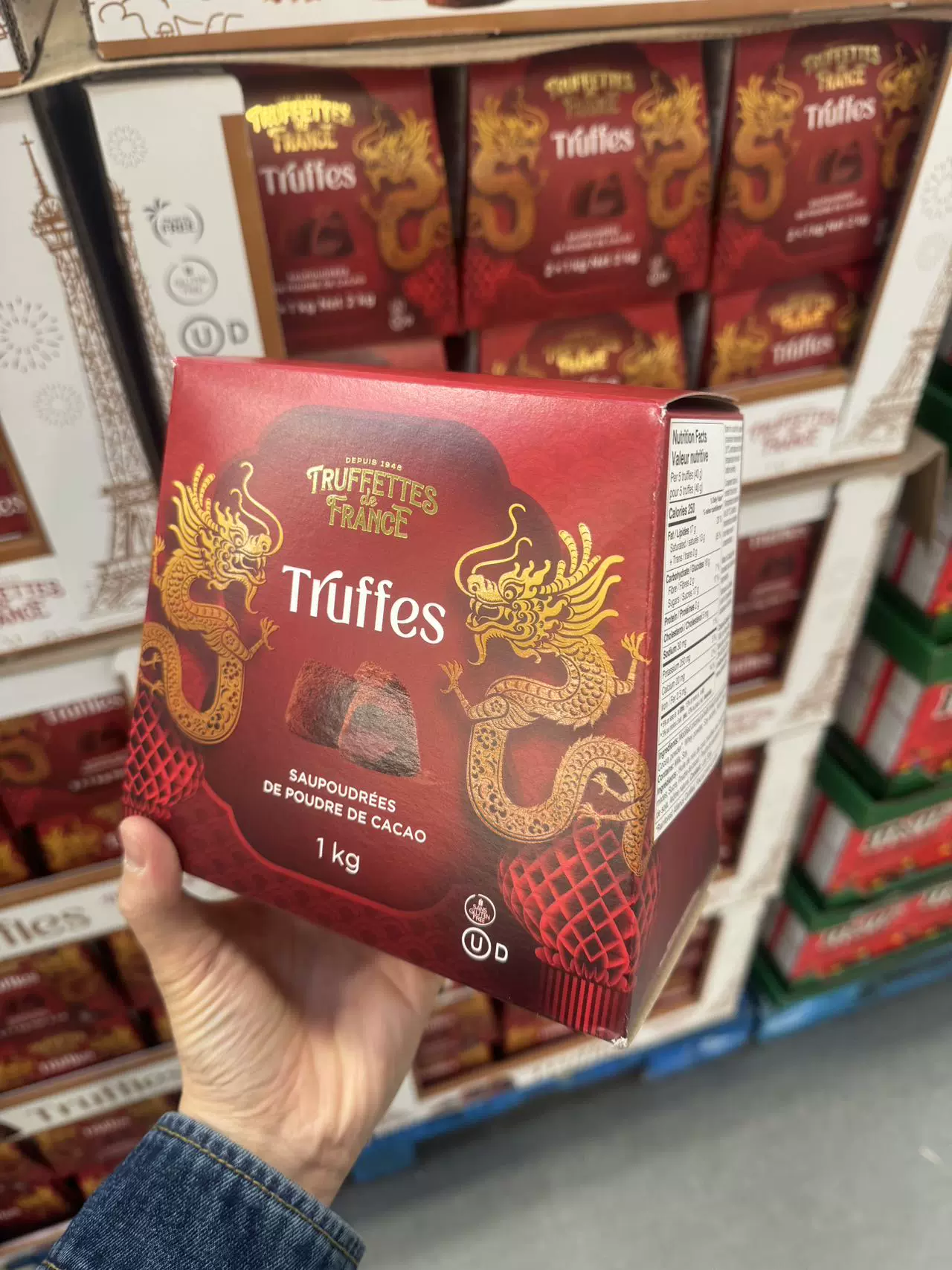 加拿大直邮纯可可脂Truffettes Chocmod乔慕松露巧克力1KG新款-Taobao Singapore