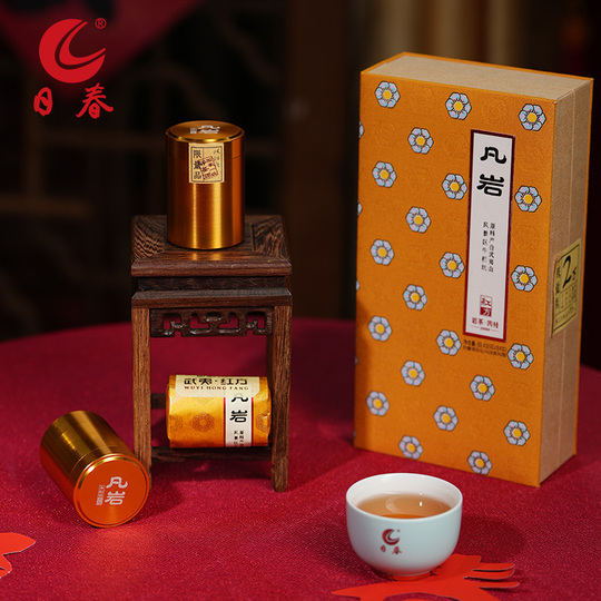 日春茶叶武夷红方岩茶肉桂（凡岩牛栏坑肉桂2万）礼盒50g