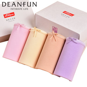 Butterfly Anfen Women's Underwear High waist, abdomen, buttocks, pure cotton simple cotton simple bow comfortable breathable flat trousers large size