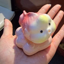 Jingdezhen Spinning Fish Cute Koi Desktop Ornament Creative Ceramic Adorable Goldfish Healing Decoration Gift