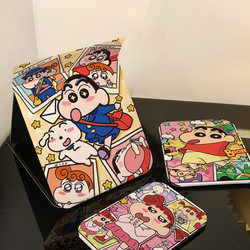 Crayon Shin-Chan Sakurada Nini High-Quality Portable Folding Makeup Mirror for Female Students, Girly Desktop Touch-Up Mirror