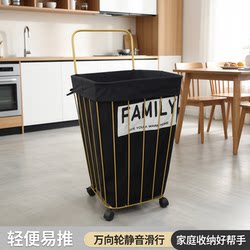 New Metal Shopping Cart for Groceries, Household Shopping Trolley, Hand-Pulled Cart, Garbage Cart, Portable with Wheels and Universal Wheels
