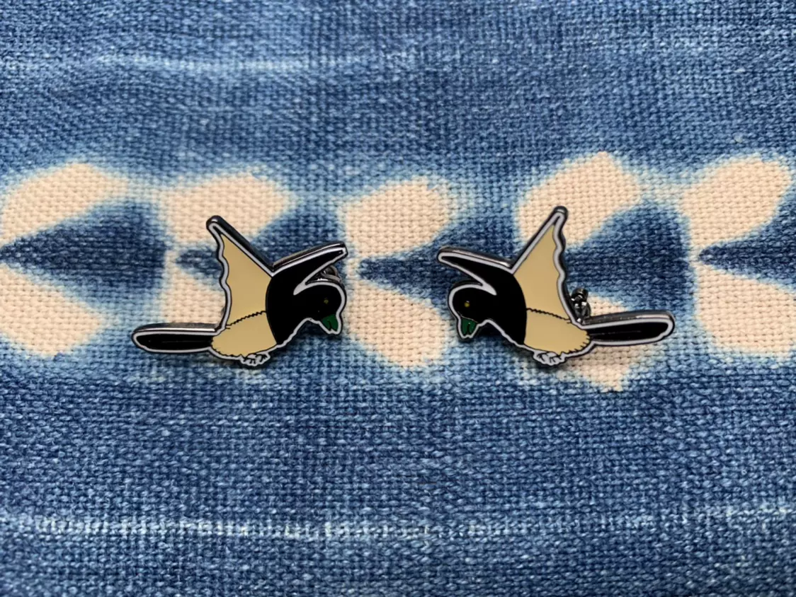 DOUBLE TAPS日潮VISVIM PIN BADGE HARVEST WINGS 徽章飞鸟胸针-Taobao