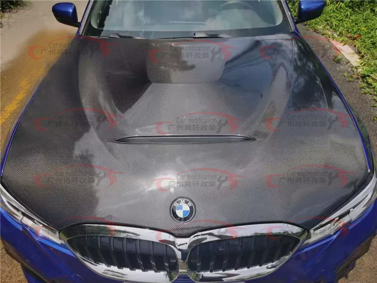 适用宝马新3系g G28碳纤维机盖引擎盖bmw改装gts发动机盖包围