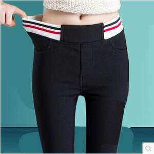 
2025 Spring, Autumn and Summer New High Waist Elastic Leggings, Small Legs, Pencil Pants, Slim Legs, Slimming Pants for Women