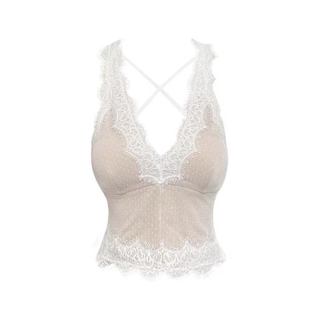 Sexy/cutie intoxicating thermal underwear/Lace lace plus velvet suspender vest top with top
