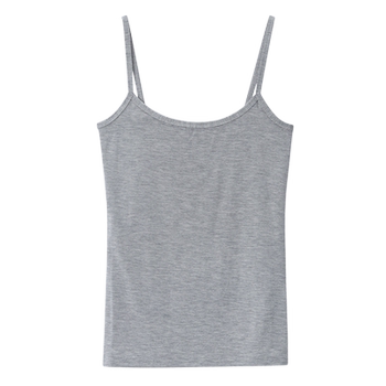 Black and white modal suspender vest versatile
