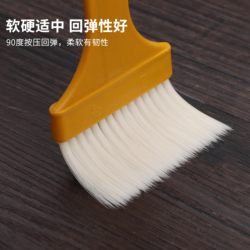 Food-Grade Soft Bristle Barbecue Brush, Small Brush That Doesn'T Shed Bristles, High Temperature Resistant, Kitchen Barbecue Oil Brush with Convenient Hanging Design
