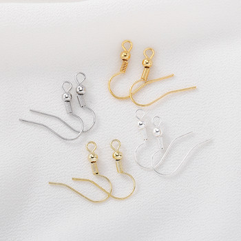 
14K18K gold-filled color-preserving ball ear hooks