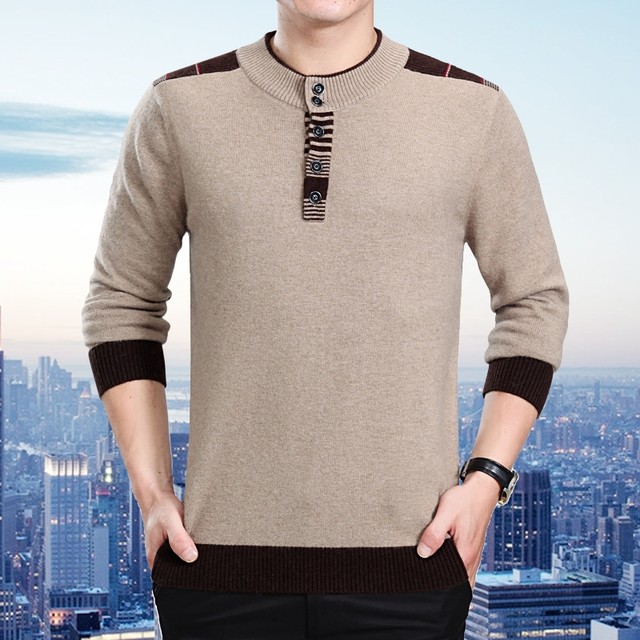 Dad Autumn And Winter Sweaters For Middle-aged And Elderly Men