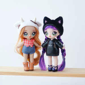 
Genuine Nanana Mini Surprise Doll Girl Playing House Toy Doll Fashion Trendy Clothes