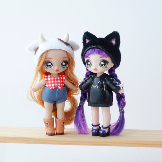 
Genuine Nanana Mini Surprise Doll Girl Playing House Toy Doll Fashion Trendy Clothes