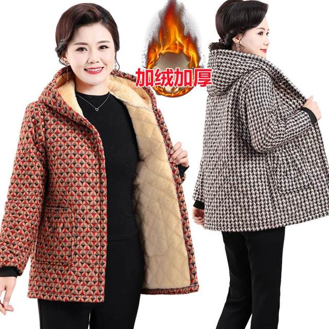 New velvet and thickened smock for women to wear outside, winter cotton coat, warm kitchen apron, fashionable jacket, stain-resistant cotton jacket