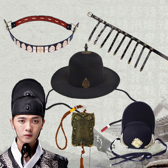 Flying fish clothing, Jinyiwei hat, large brim hat, Tang Ming Hanfu ...