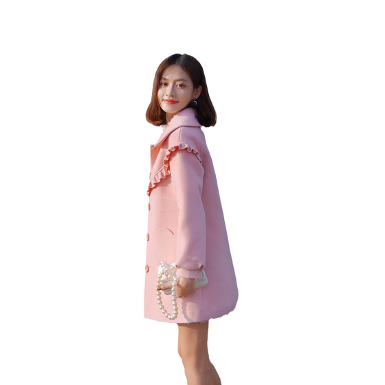 ATAR Lady's Mao Woo Woman 2024 Winter New Fashion Maintenance Monthly Loves Loading
