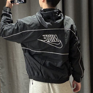 
Nike Nike Jacket Men's 26 Spring New Sportswear Woven Hooded Casual Running Jacket HJ2013-010