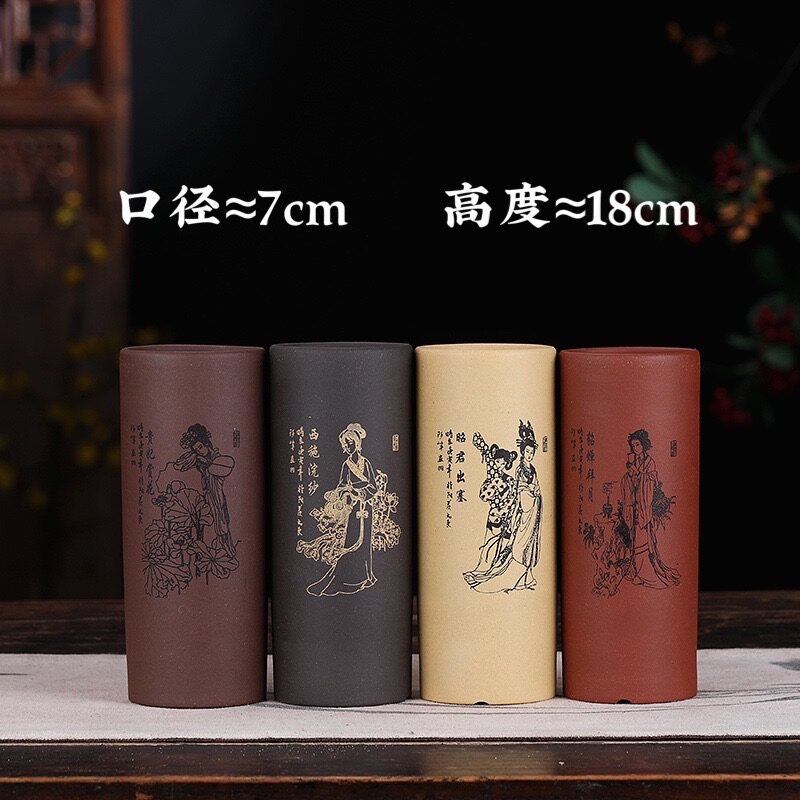 悬崖紫砂兰花盆-淘宝逛一逛