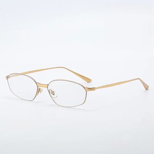 
2025 silver wire narrow frame titanium frame glasses myopia anti-blue light cyberpunk high-end plain frame for men and women 30931
