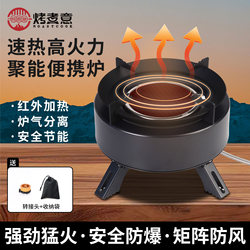 Outdoor portable cassette stove