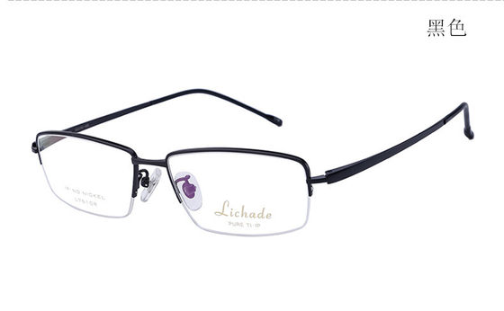 
Richard business glasses, half-rim glasses frame for medium and large faces, myopia, ultra-light pure titanium glasses frame L7610R