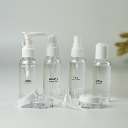 SJBAUTYO Bottiglie da Viaggio 60ml,30ml,15ml in Silicone, 4