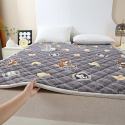 Winter Thickened Warm Milk Velvet Mattress Pad for Home Use, Bed Mat for Student Dormitory, Single Non-Slip Mat