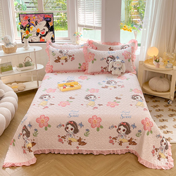 Disney Class A Pure Cotton Bed Cover Three-piece Set Cotton Quilted Non-slip Bed Sheet Quilt Cover Four-piece Set For All Seasons