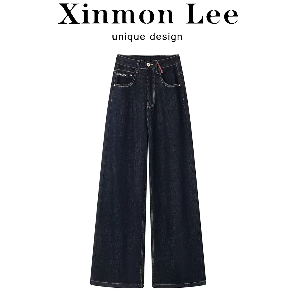 XinmonLee辣妹气质高腰显瘦牛仔短裤2025夏季新款百搭包臀A字热裤