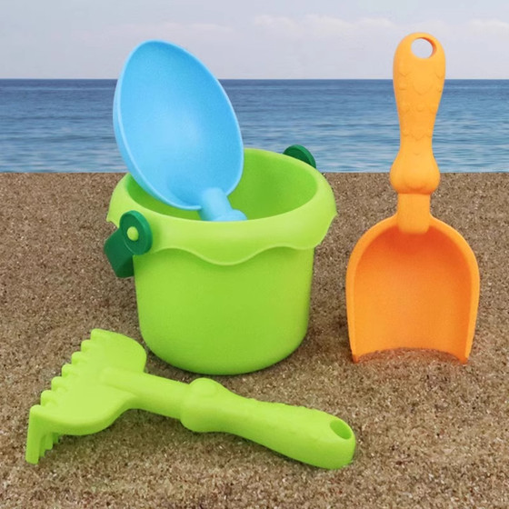 
Beach children's toys playing with snow and sand set baby digging tools shovel beach sand playing with water sand