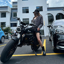 Himoto Black Samurai Electric Bicycle New GB License-free Off-road Wide Tire Work Booster