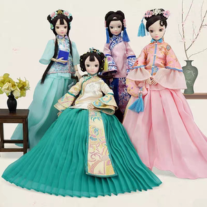 Ancient costume Barbie Keer doll Forbidden City Palace Princess Xinyi Xiaobu Ye Luoli Female Soldier Elf OB BJD

