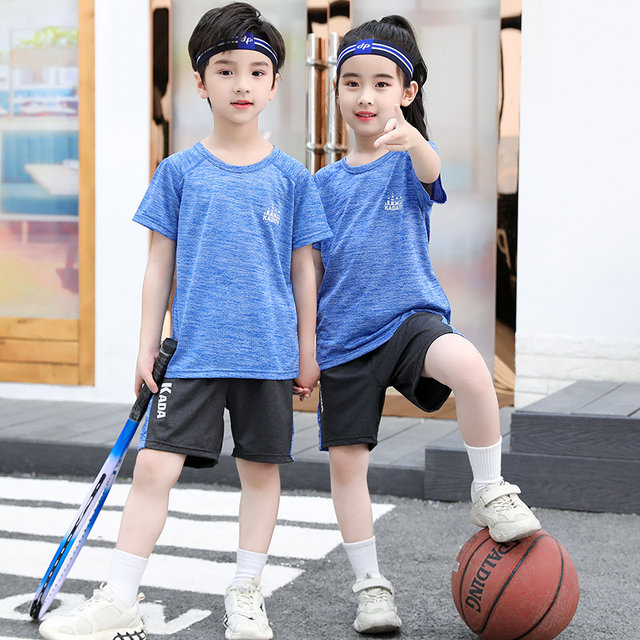 Children's sportswear suit summer boys summer clothes girls boys ...