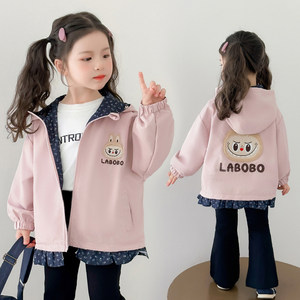 
Girls' coats 2026 spring new style baby little girls spring and autumn baby girl spring style spring early spring children's clothes