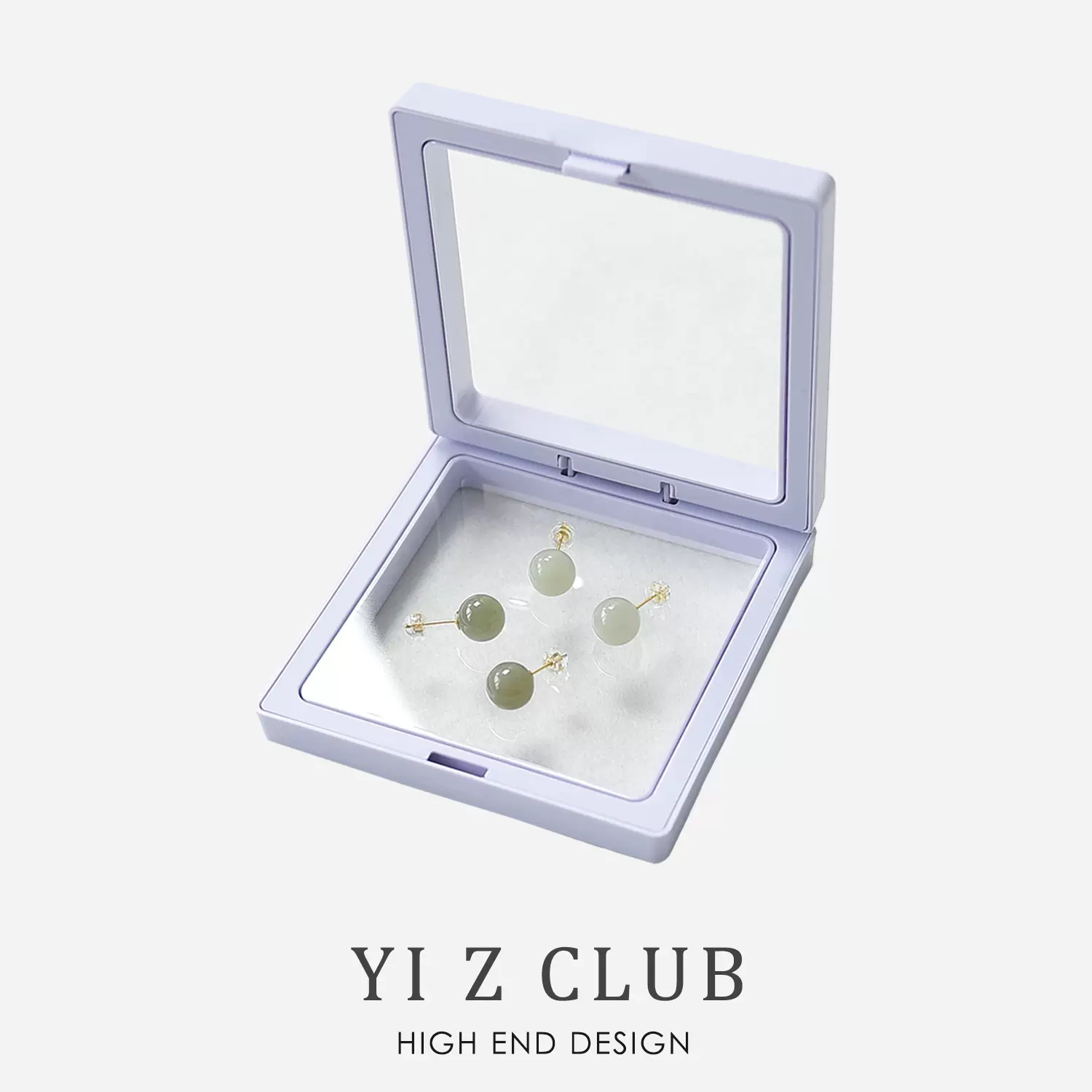 Yi Z CLUB 复古现代优雅925银针高亮仿珍珠耳钉耳环耳坠饰品0.05-Taobao 