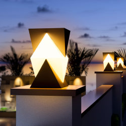Viewing courtyard wall outdoor lights waterproof modern style