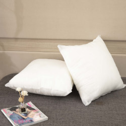 3D Fiber Feather Velvet Pillow Core, Full-Size Brushed Pillow Core, Rain Silk 3D Pillow, Compressed Solid Color Cushion, Simple Style