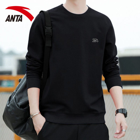 
ANTA long-sleeved T-shirt men's spring 2026 new loose men's inner layering shirt tops round neck sweatshirt