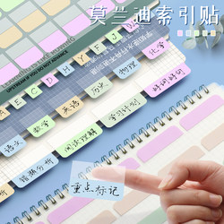 Index Stickers, Label Stickers, Small Strips of Markers, Sticky Notes, Convenient Sticky Notes for Students, Transparent and Writable