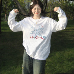 Design-Focused Niche Pure Cotton Long-Sleeve Top for Women, 2025 New Autumn American-Style High-End Loose T-Shirt Base Layer