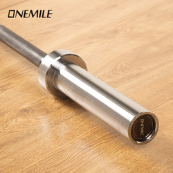 One-Mile Gym Professional Squat Bench Press Large Hole Deadlift Weightlifting Barbell Bar Bearing Olympic Bar Ceramic Hard Chrome