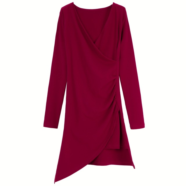 Tight Waist And Thin Hepburn Bottoming Dress Tight Skirt
