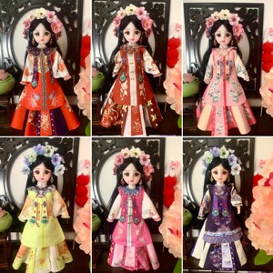 国潮大明风华明制比甲汉服儿童手工DIY服装制作材料包可换装礼物