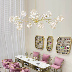 Nail shop chandelier Internet celebrity coffee shop milk tea shop bar shop middle light commercial cosmetics shop clothing store light