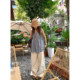 Huanghuangjia Plaid vest top 2025 summer new loose age-reducing plaid V-neck sleeveless bottoming outfit for women