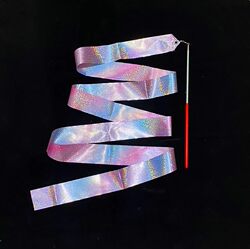 2.4m Gymnastics Ribbons Dance Teacher Student Competition Glitter Dance Ribbons Children Kindergarten Performance Streamers