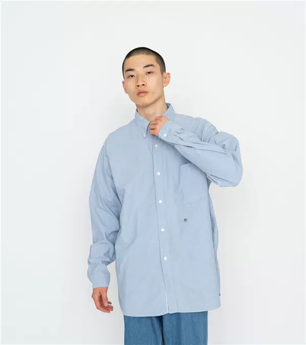 东京户外nanamica Button Down Wind SUGS302 日本製衬衫23SS-Taobao